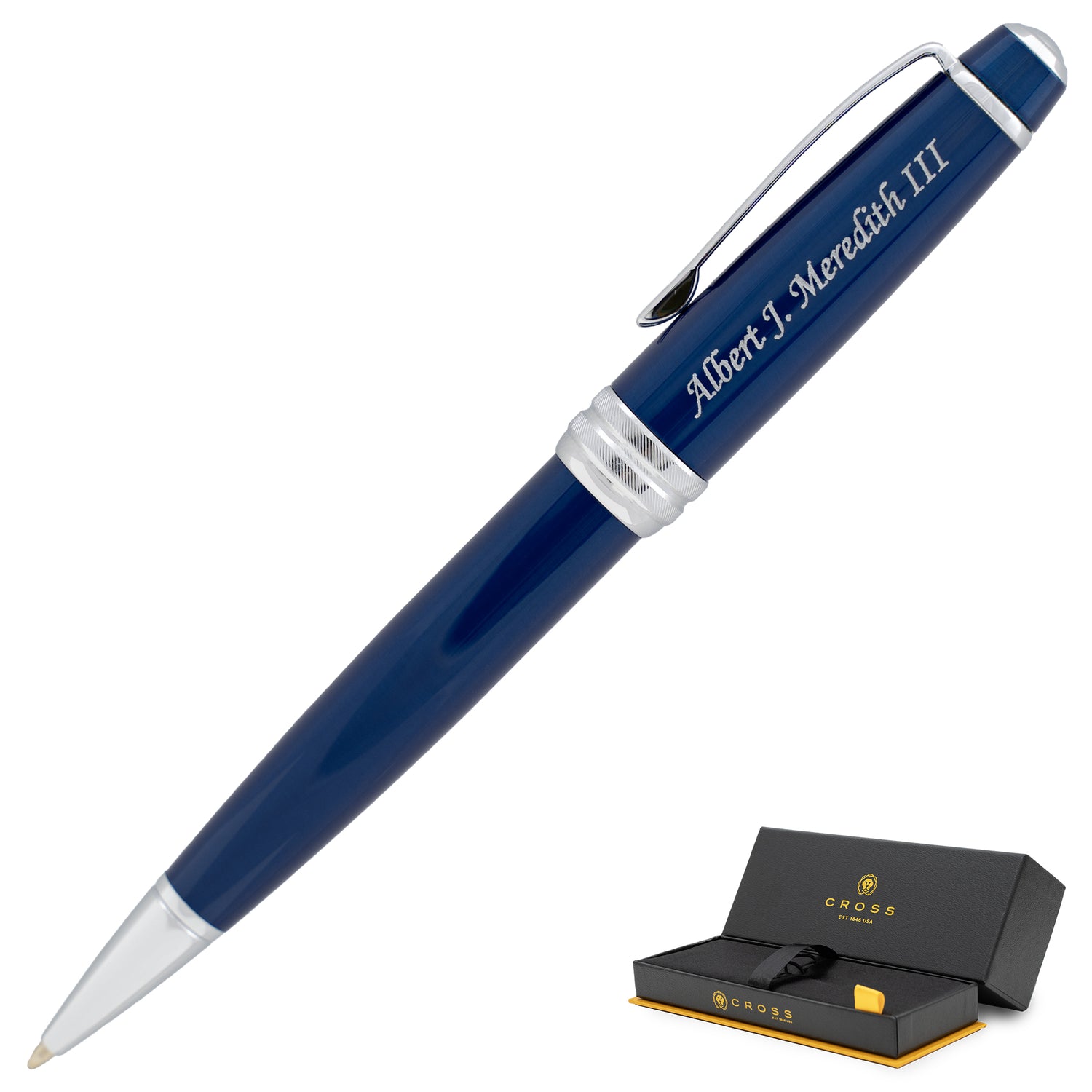 Cross Bailey Blue Lacquer Ballpoint Pen