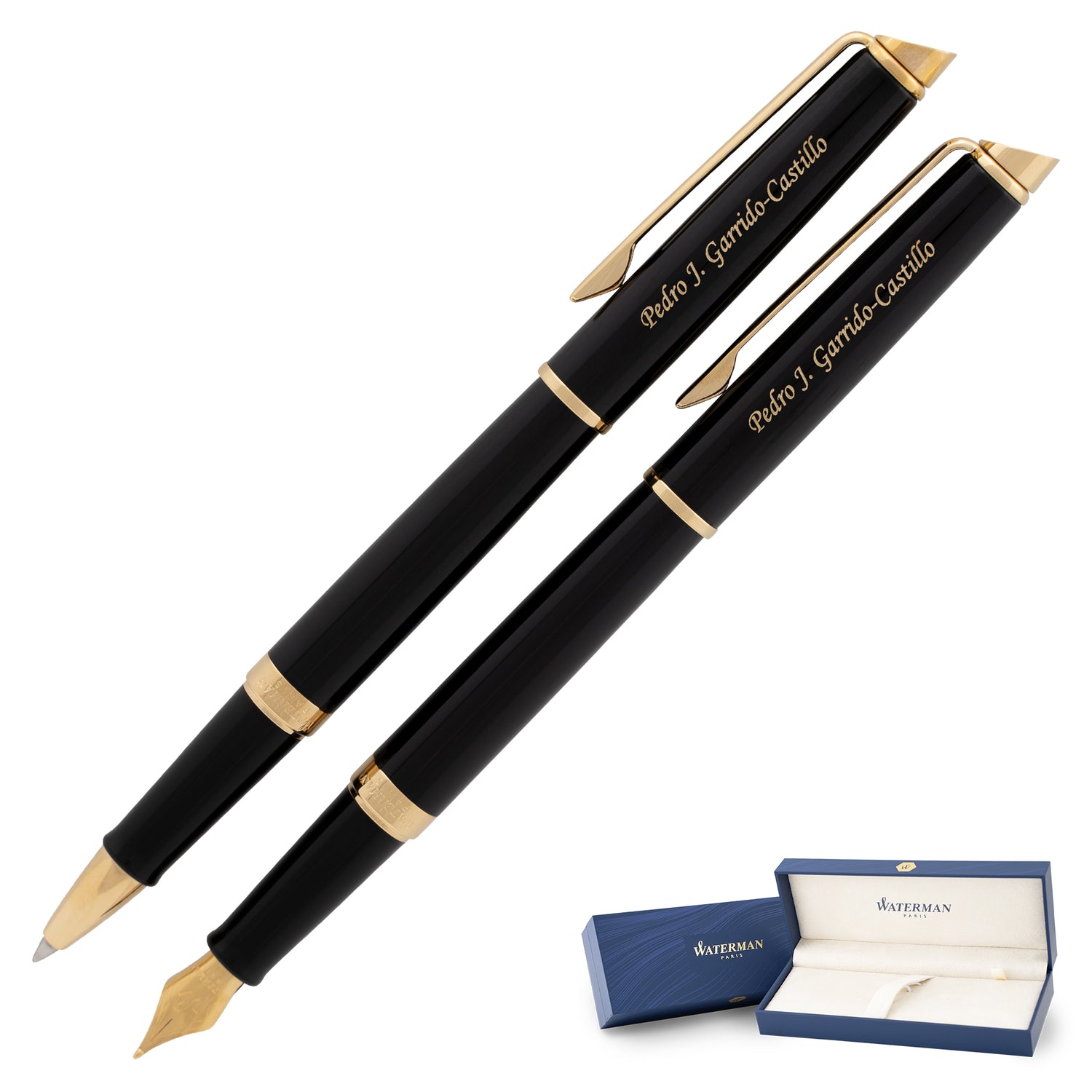 Waterman Hemisphere Fountain & Rollerball Pen Set