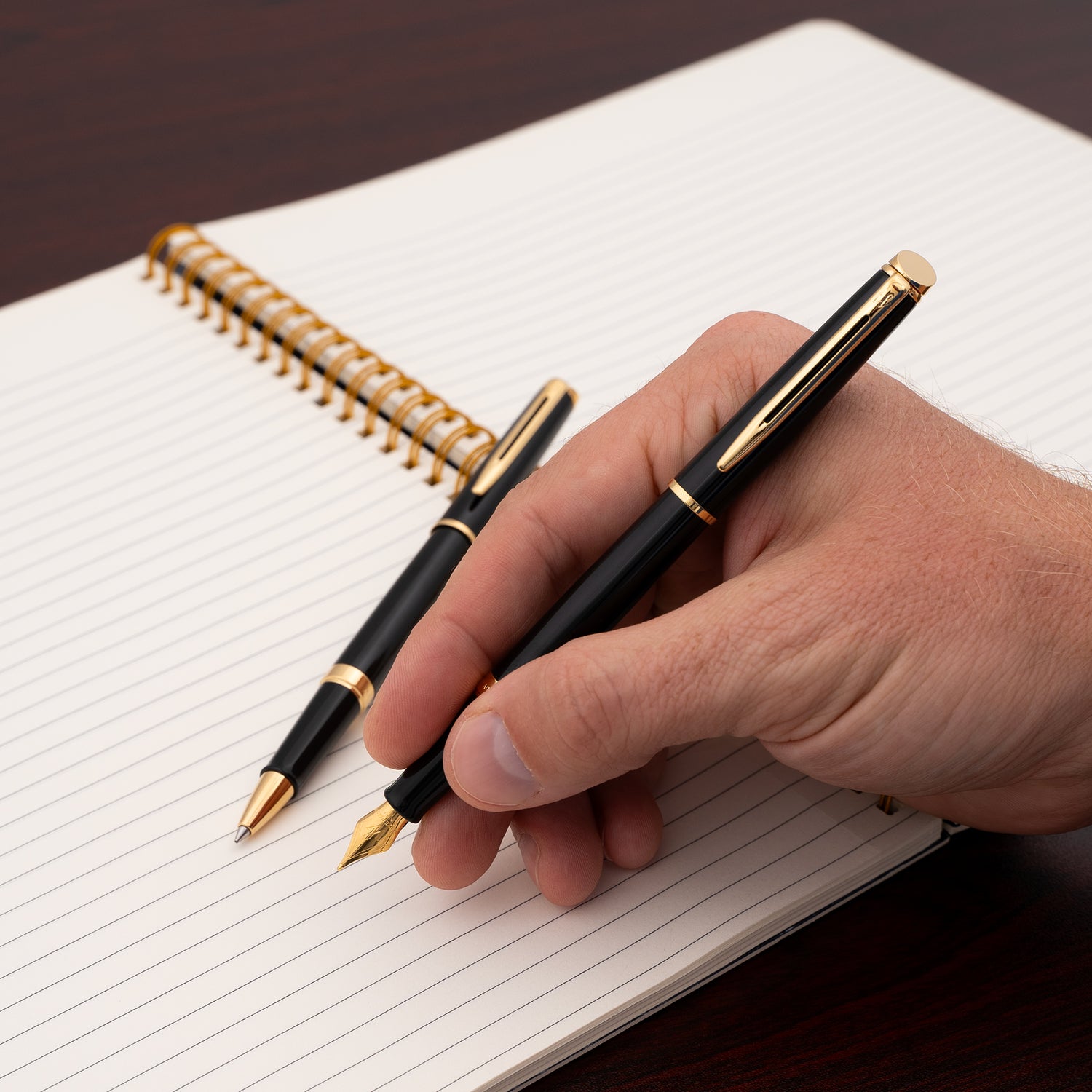 Waterman Hemisphere Fountain & Rollerball Pen Set