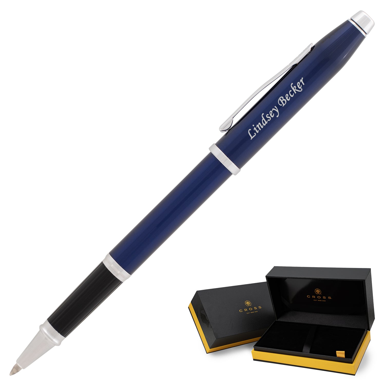 Cross Century II Translucent Blue Rollerball Pen