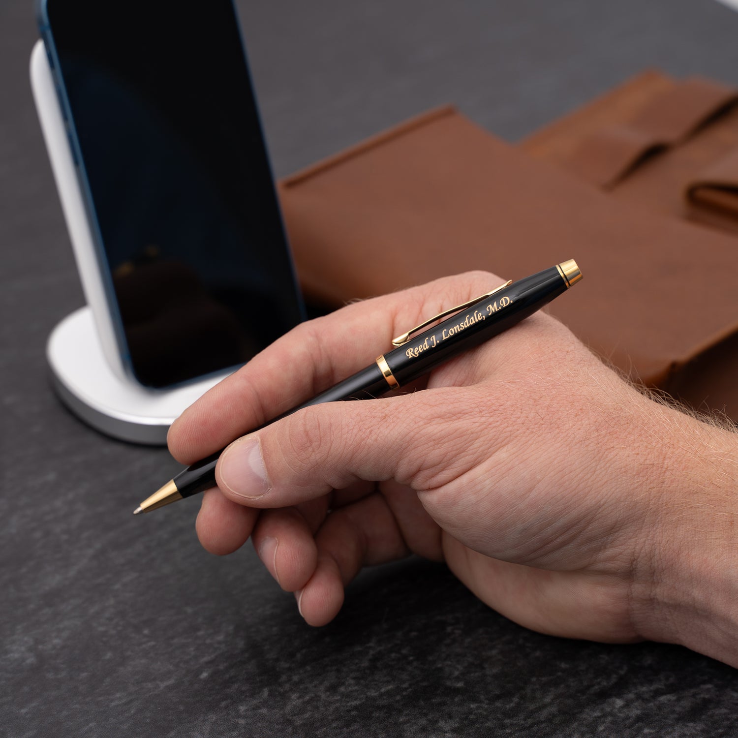 Cross Century II Black Lacquer Ballpoint Pen