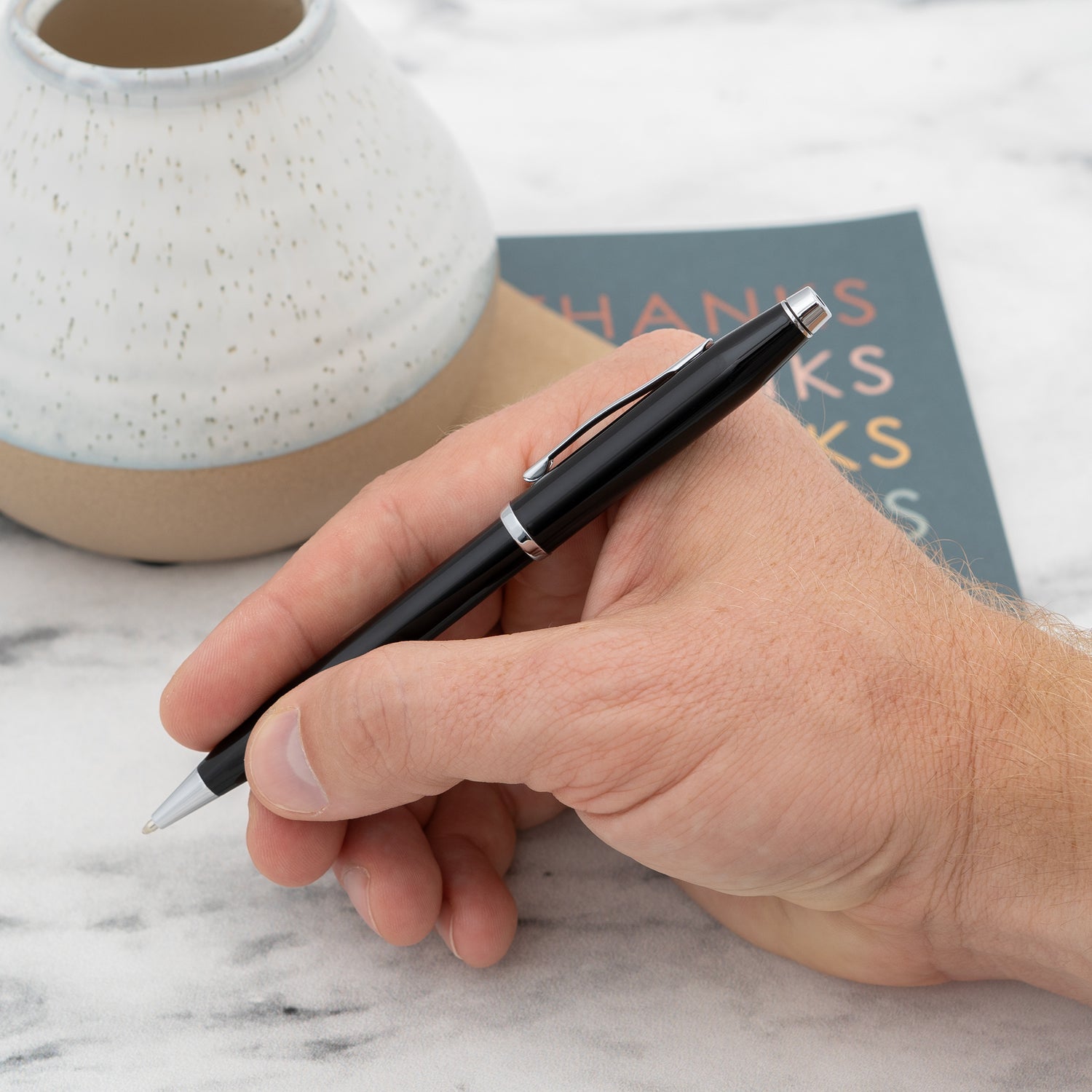 Cross Century II Black and Chrome Ballpoint Pen