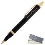 Parker IM Black Gold Retractable Ballpoint Pen