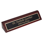 Custom Desk Name Plate - Rosewood