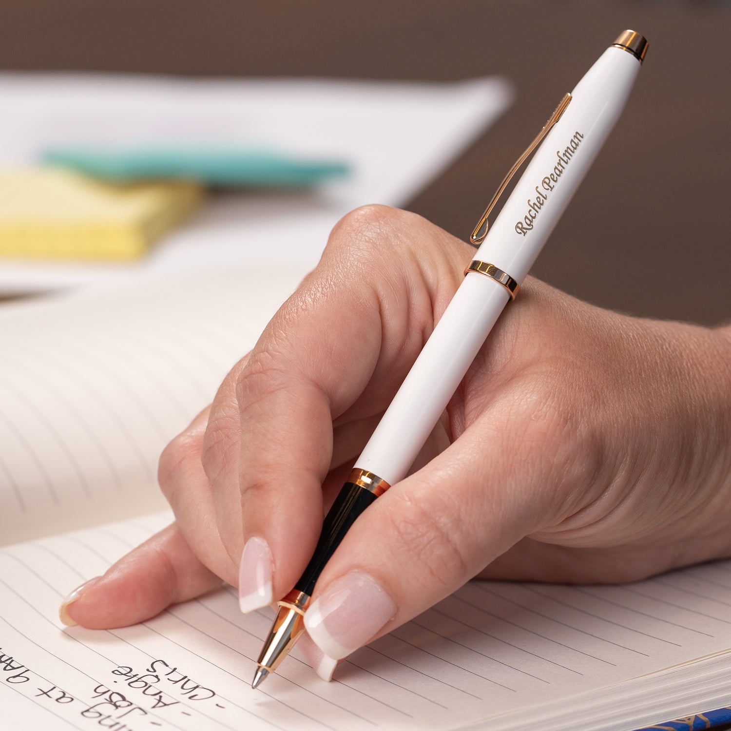 Cross Century II Pearlescent White Lacquer Rollerball Pen