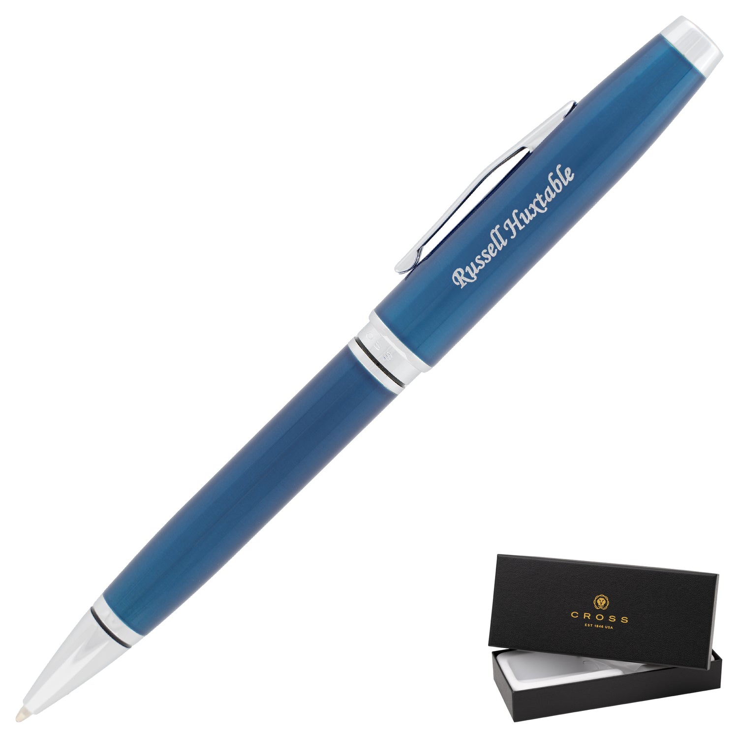 Cross Coventry Ballpoint Pen Blue Lacquer