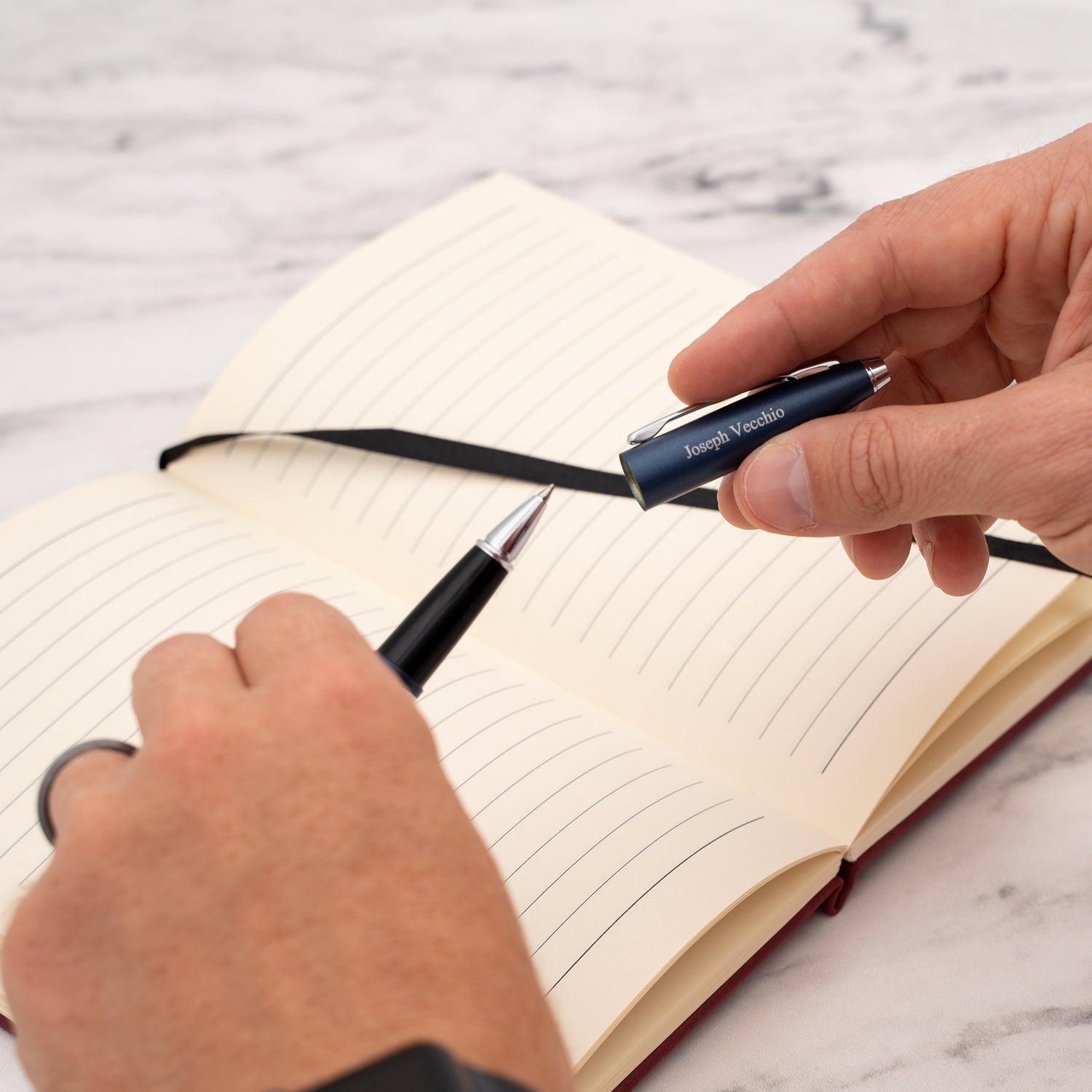 Cross Calais Rollerball Pen - Matte Metallic Midnight Blue