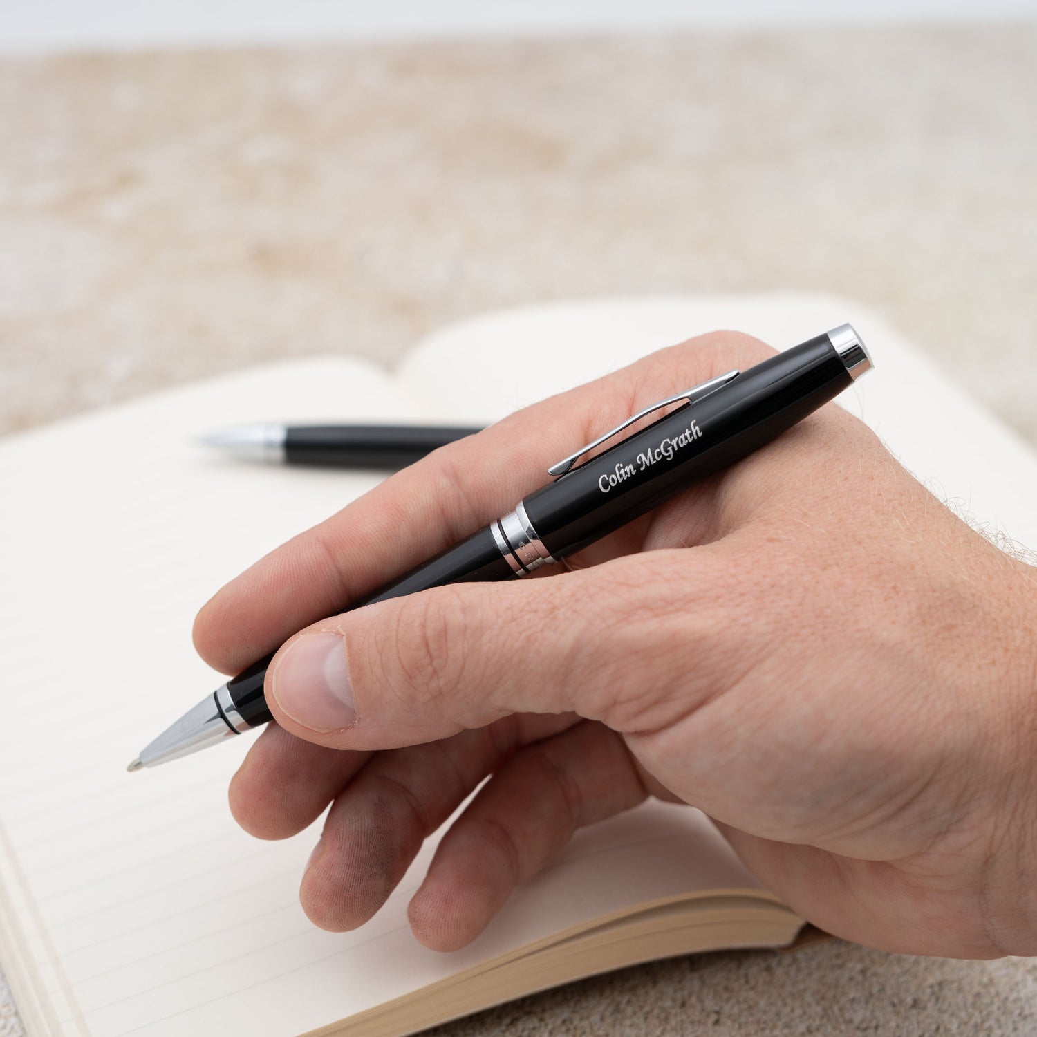 Cross Coventry Ballpoint Pen and Pencil Set Black Lacquer
