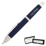 Pilot Vanishing Point Fountain Pen - Blue Lacquer with Rhodium Plated Silver Trim
