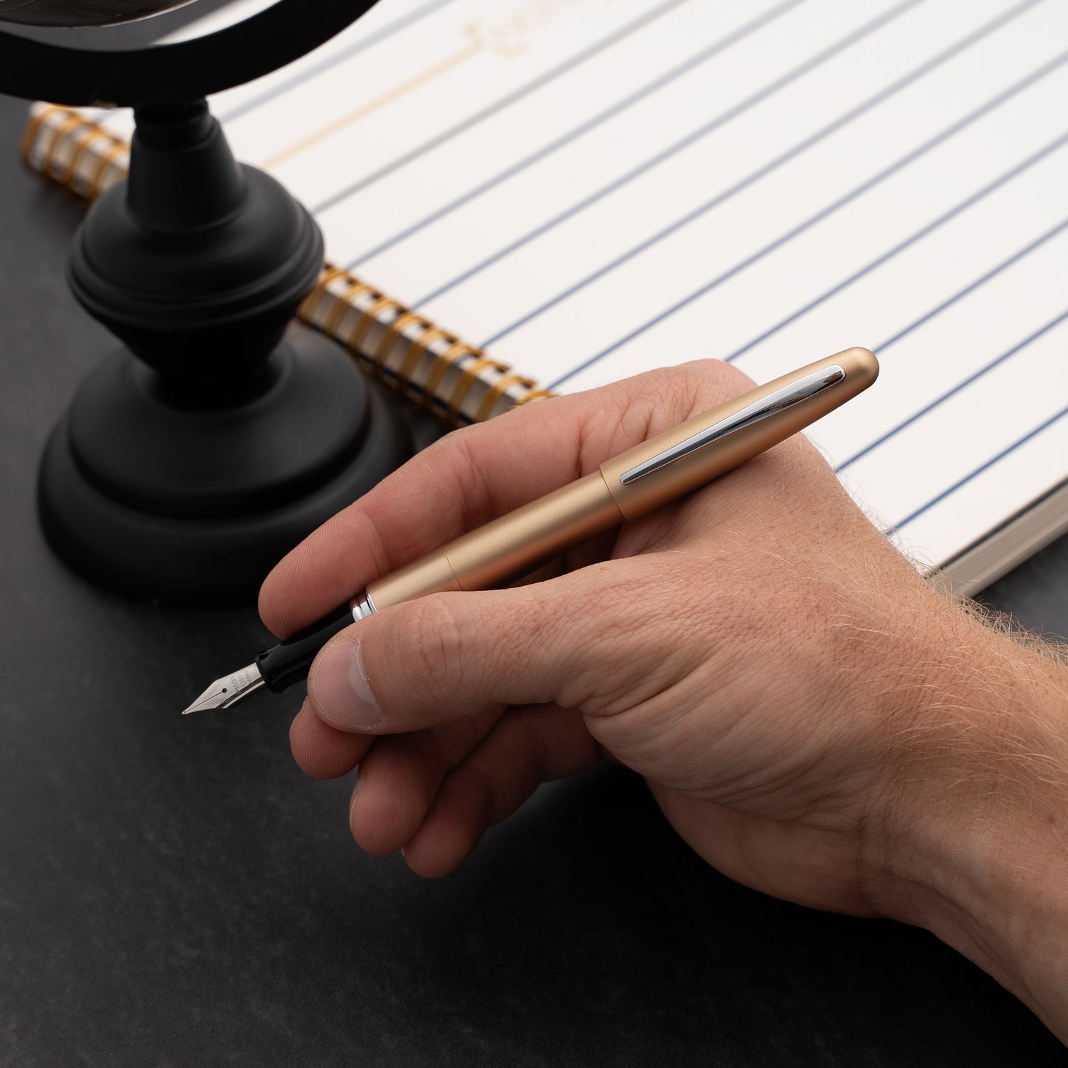 Pilot Metropolitan (MR) Fountain Pen - Matte Gold Finish