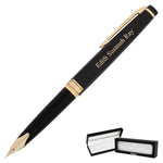 Pilot E95s Fountain Pen - Black Lacquer with Gold Trim