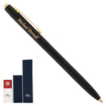 Fisher Matte Black Shuttle Space Pen with Gold Accents