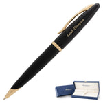 Waterman Carène Ballpoint Pen - Black with Gold Trim