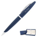 Waterman Carène Ballpoint Pen - Blue with Chrome Trim