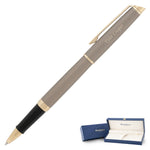 Waterman Hémisphère Rollerball Pen - Metallic Grey with Gold Trim