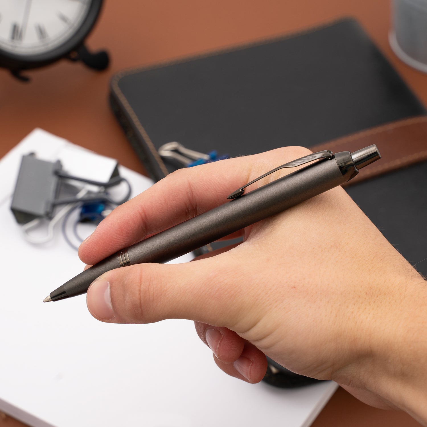 Parker IM Ballpoint Pen - Monochrome Titanium