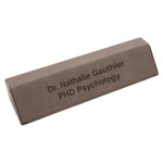 Dark Brown Leatherette Desk Wedge