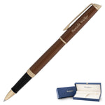 Personalized Waterman Hémisphère Rollerball Pen - Metallic Copper with Gold Trim