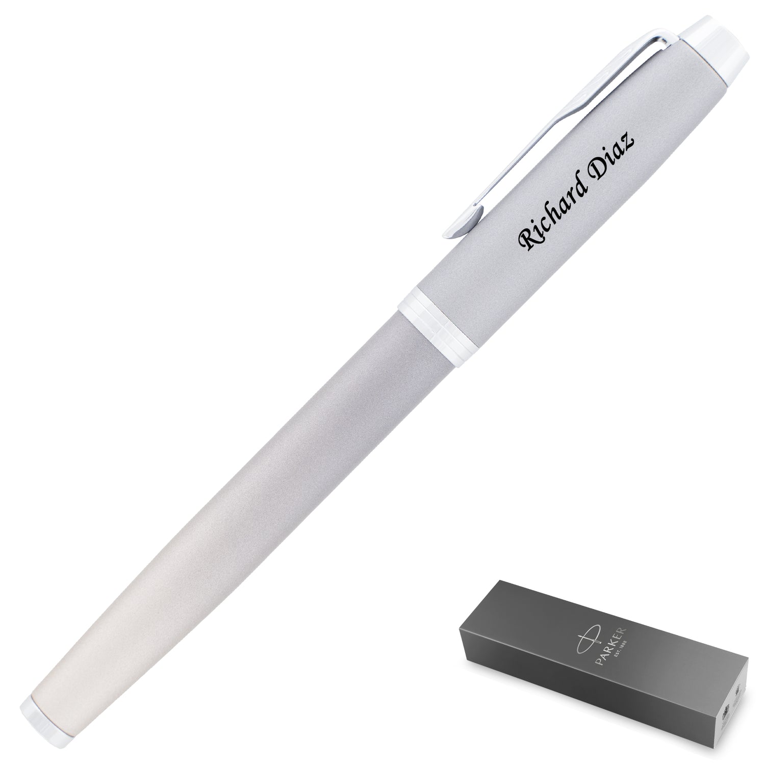 Parker IM Writing Rituals Rollerball Grey Chrome Trim