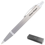 Parker IM Writing Rituals Ballpoint Grey Chrome Trim