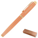Parker IM Writing Rituals Rollerball Orange Gold Trim