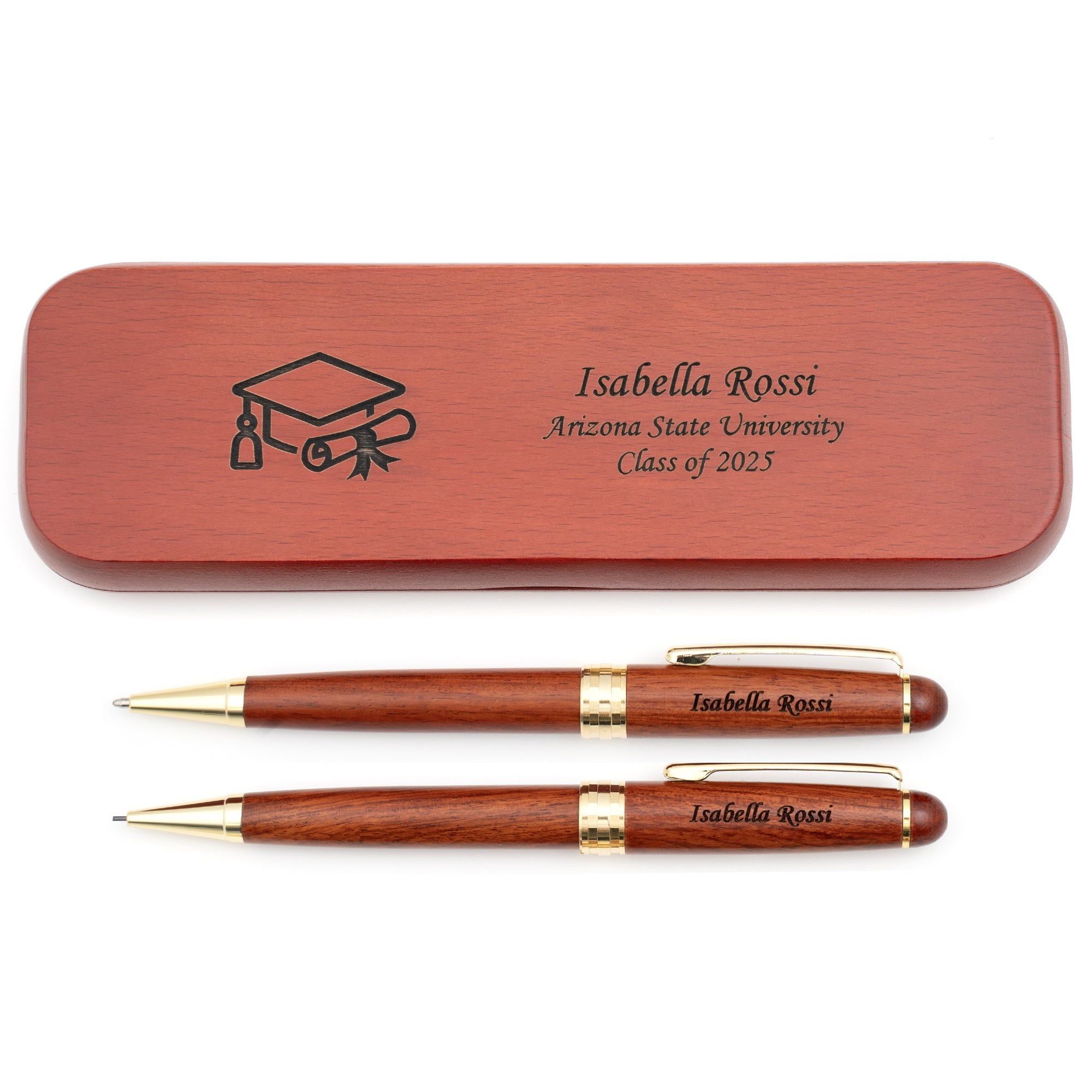 Wood Pen/Pencil Set | Graduation Gift | Personalized Pens – Dayspring Pens