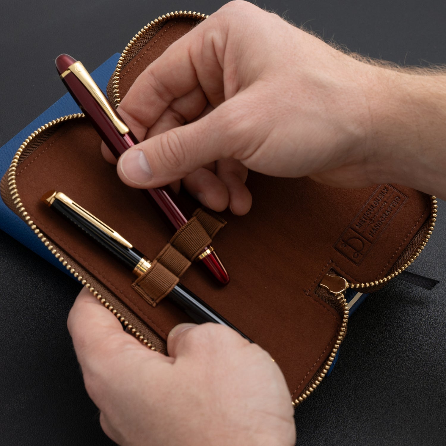 Premium Leather Pen Case