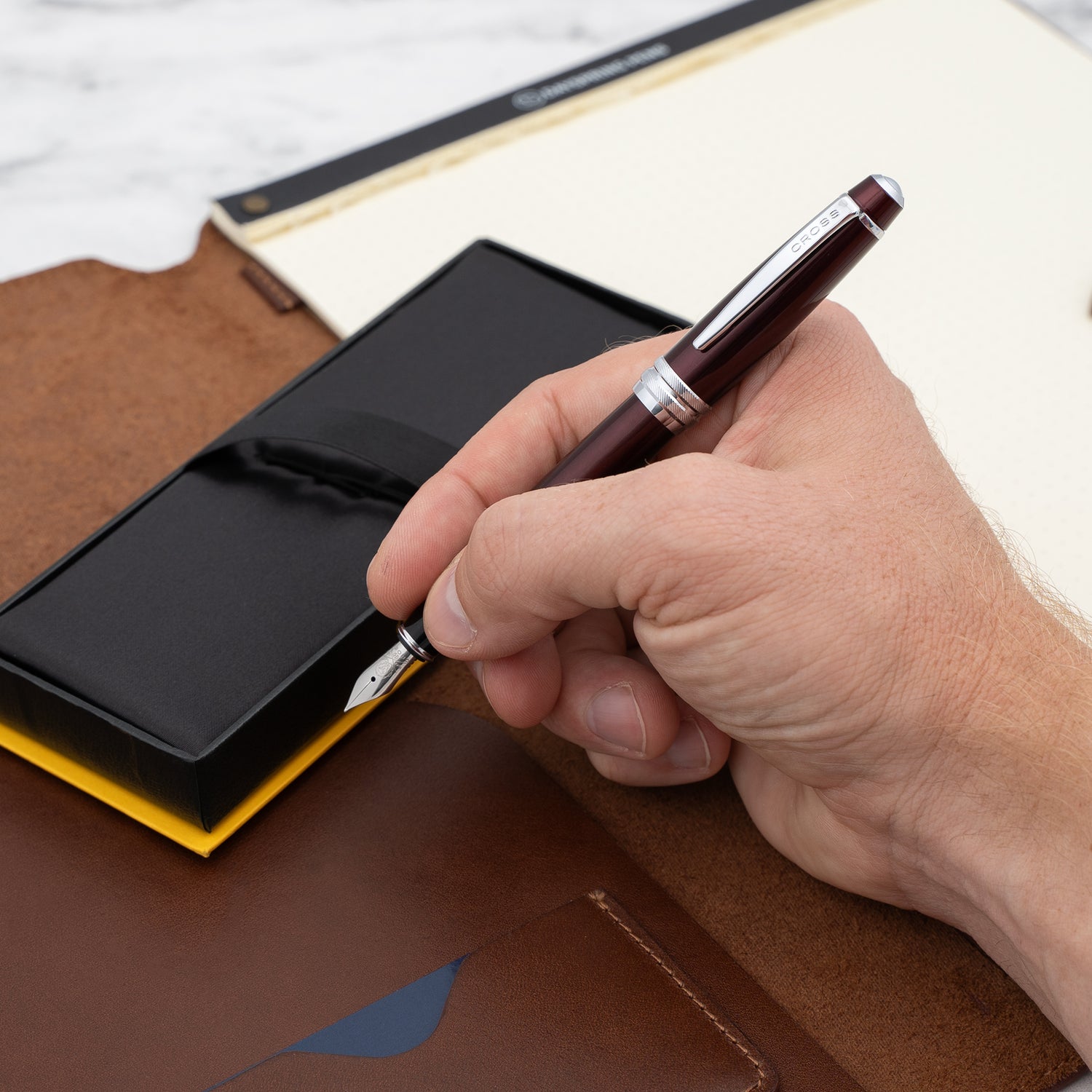 Cross Bailey Fountain Pen - Red Lacquer