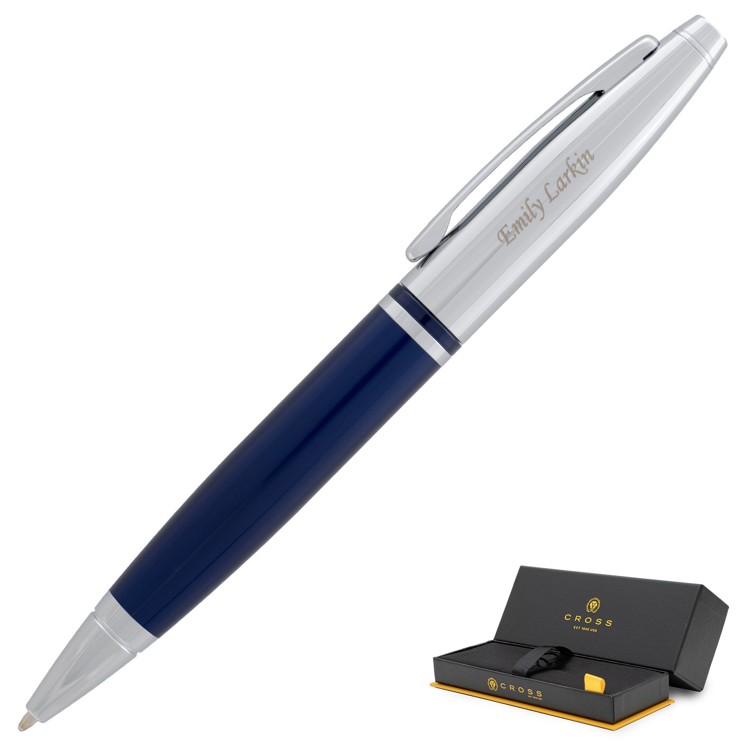 Cross Calais Ballpoint Pen - Blue Lacquer