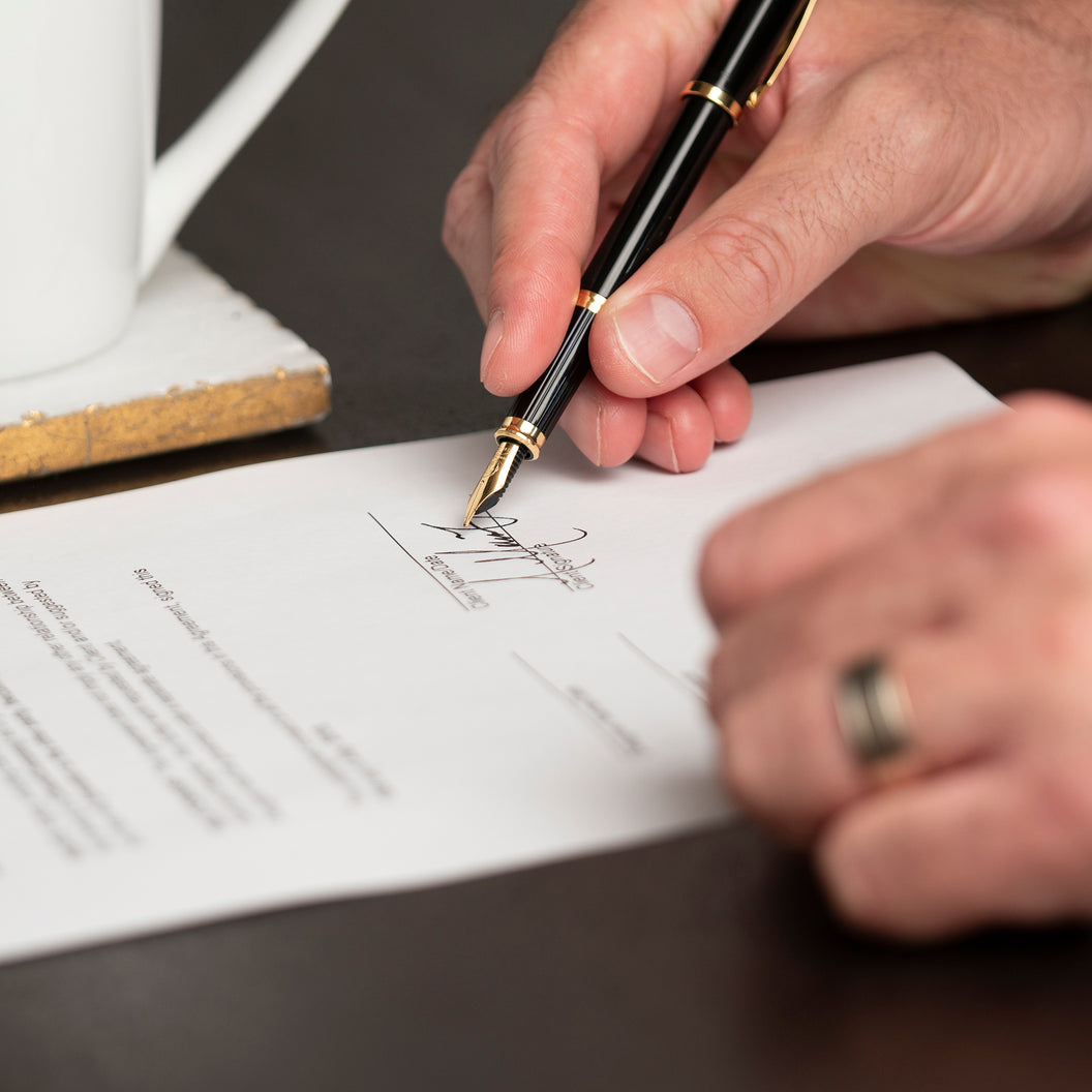 Personalized Century II Black Gold Fountain Pen is a great looking Father's Day Gift Pen