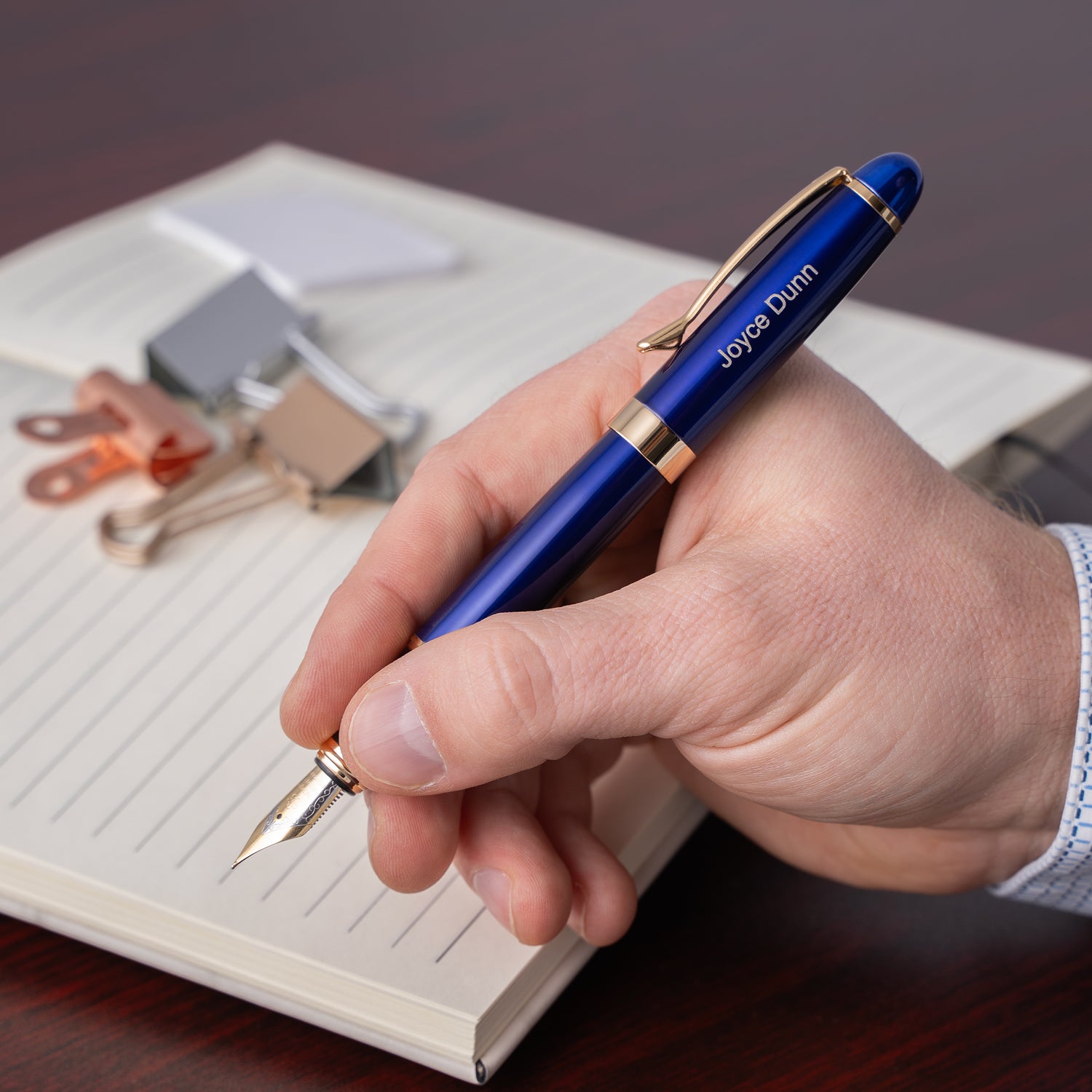 Dayspring Pens Alexandria Fountain Pen - Blue