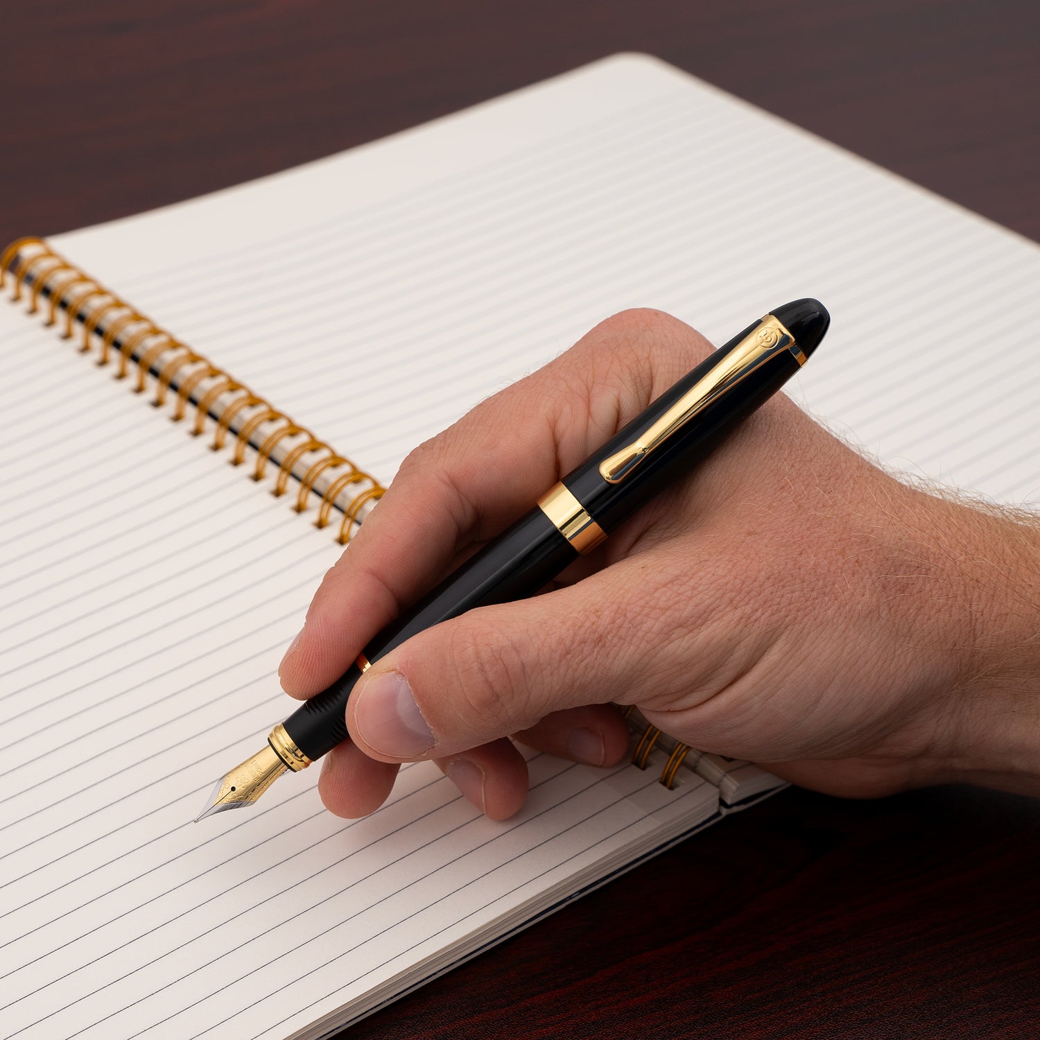 Dayspring Pens Alexandria Fountain Pen - Black