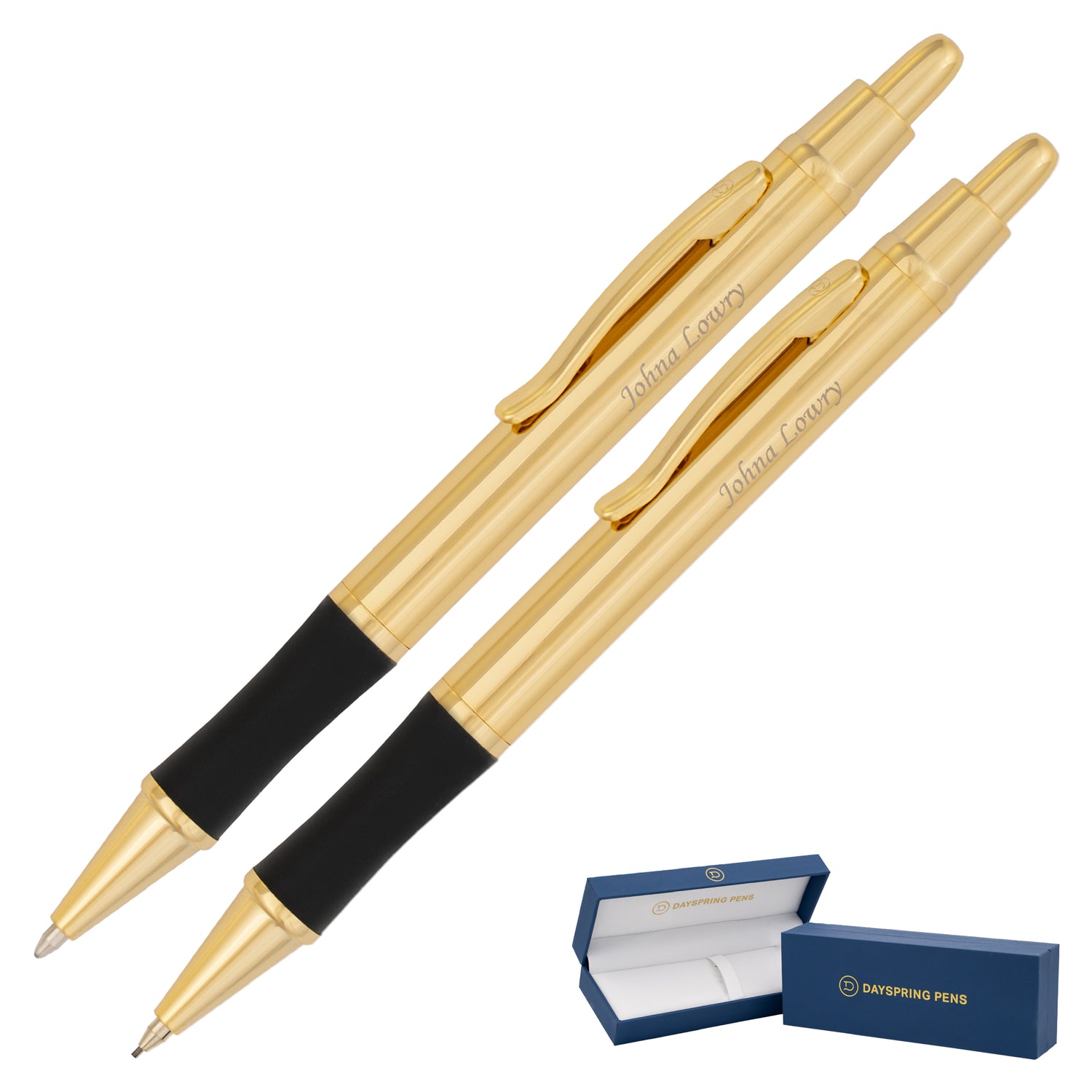 Dayspring Pens Monroe Gold Plated Pen and Pencil Set