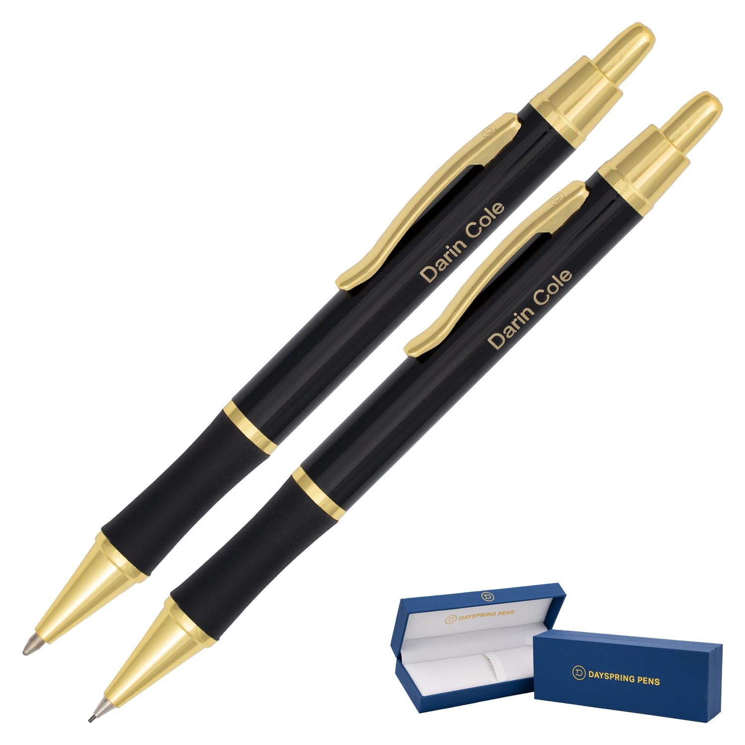 Dayspring Pens Monroe Black Pen and Pencil Set