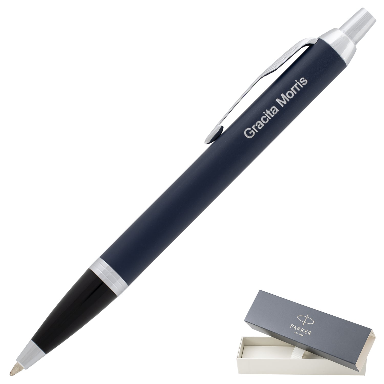 Parker IM Matte Blue Retractable Ballpoint Pen