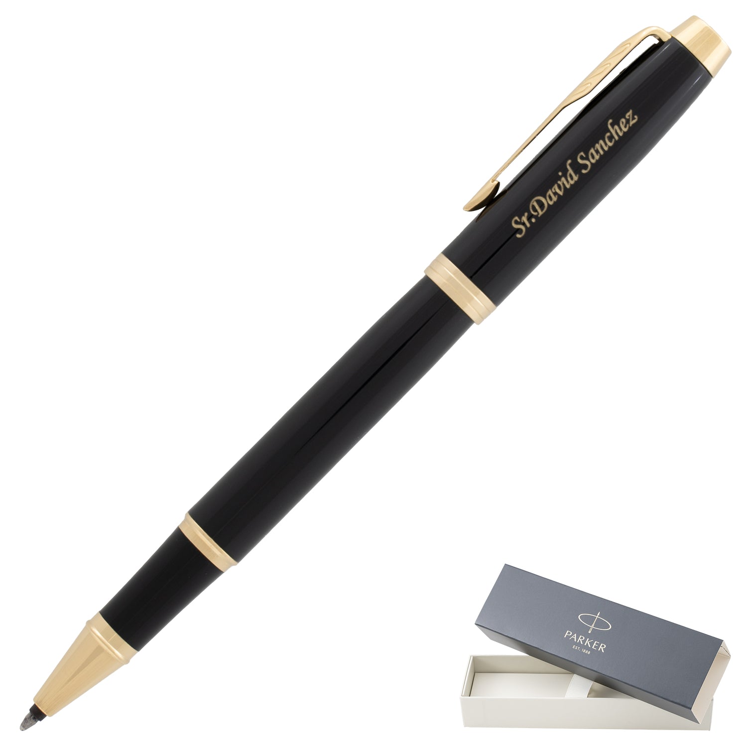 Parker IM Black Gold Rollerball Pen