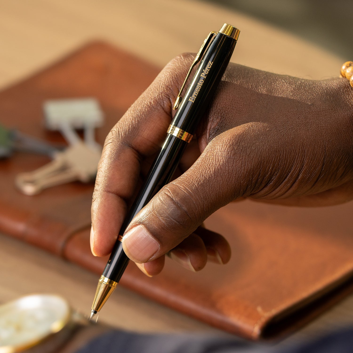 Parker IM Black Gold Rollerball Pen