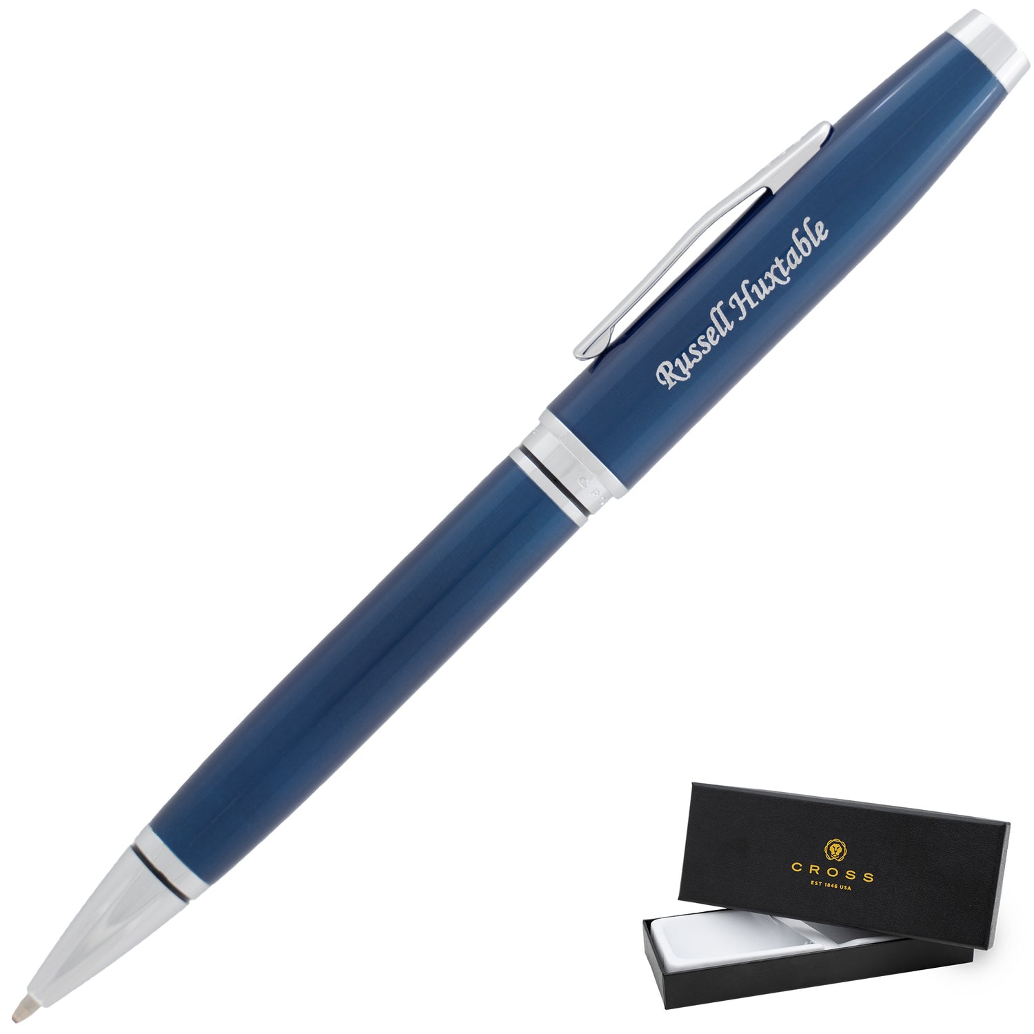 Cross Coventry Ballpoint Pen Blue Lacquer