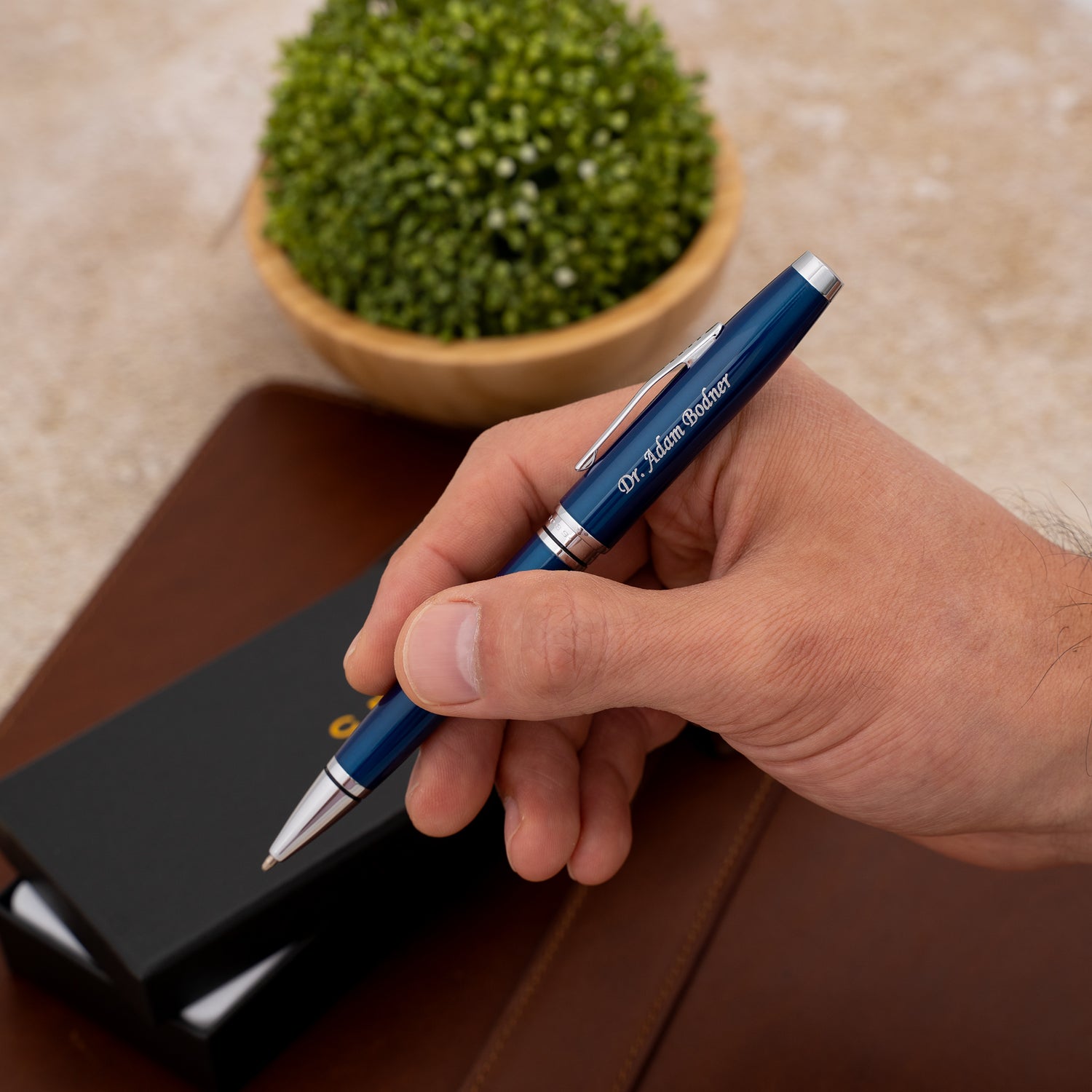 Cross Coventry Ballpoint Pen Blue Lacquer