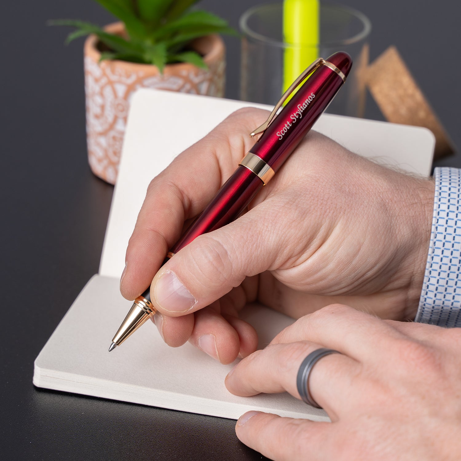 Dayspring Pens Alexandria Rollerball Pen - Red