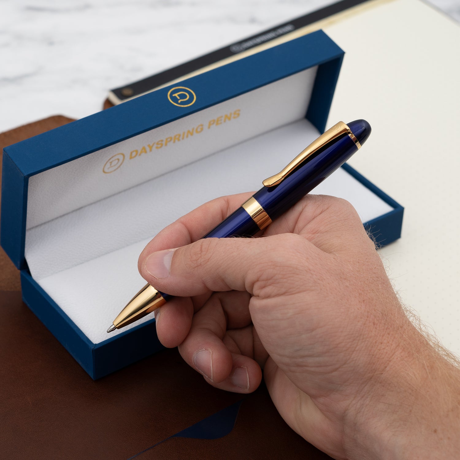 Dayspring Pens Alexandria Ballpoint Pen - Blue