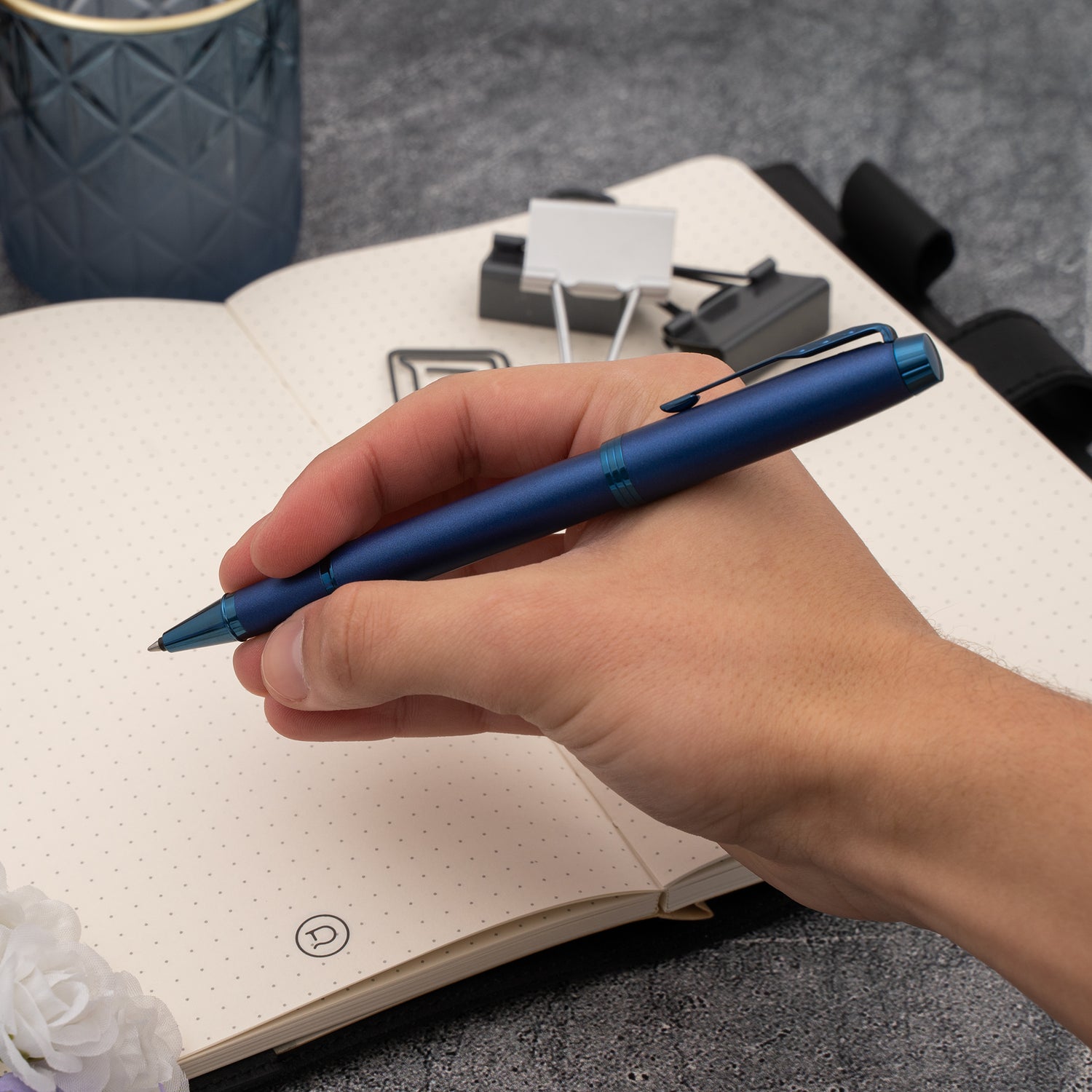 Parker IM Rollerball Pen - Monochrome Blue
