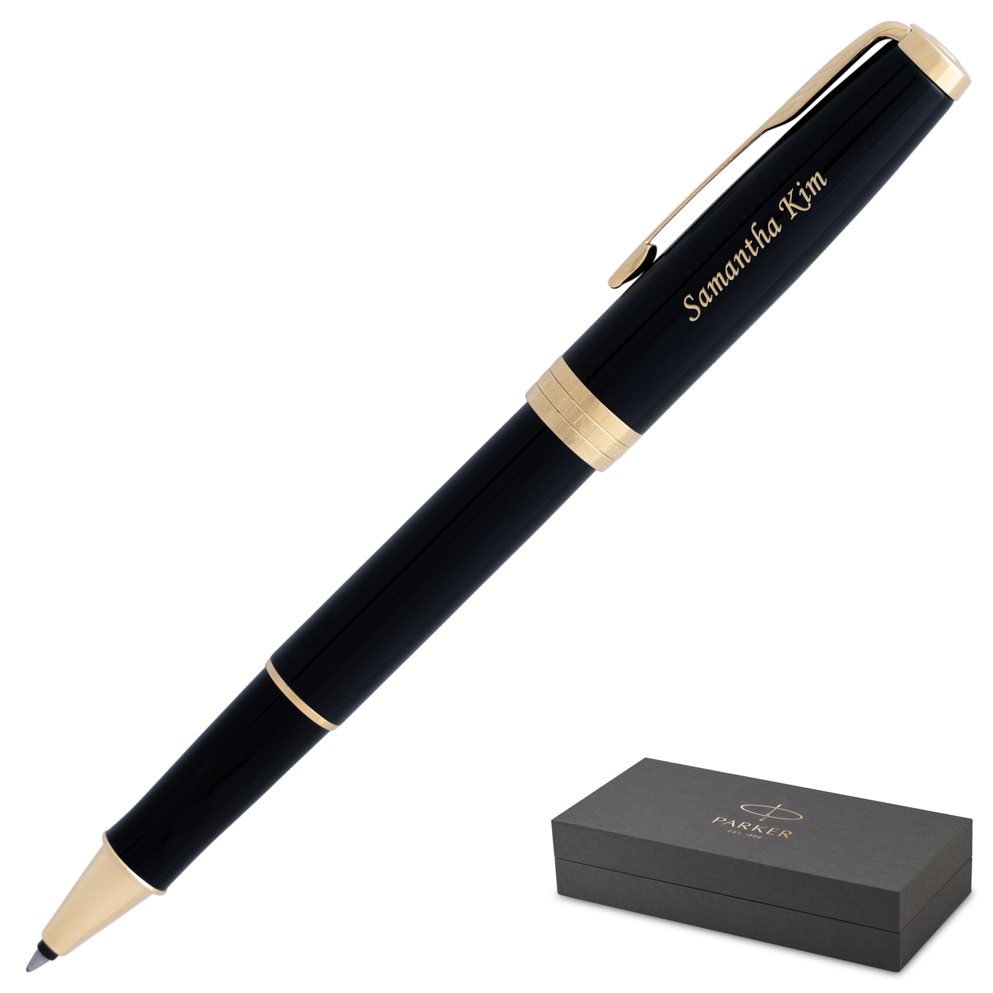 Parker Sonnet Rollerball Pen - Black Gold Trim