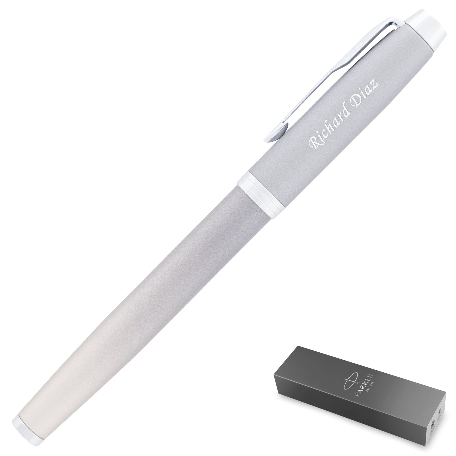 Parker IM Writing Rituals Rollerball Grey Chrome Trim