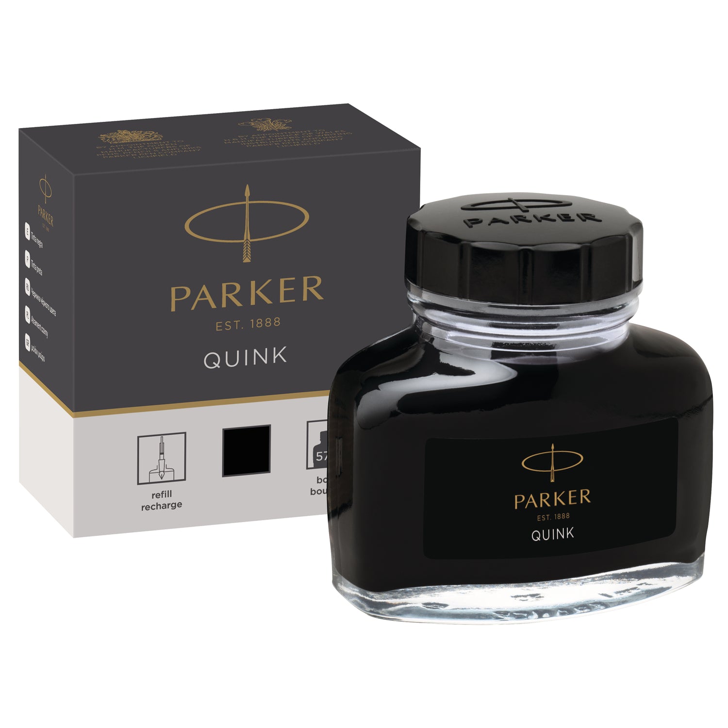 Parker Quink Ink Bottle - Black