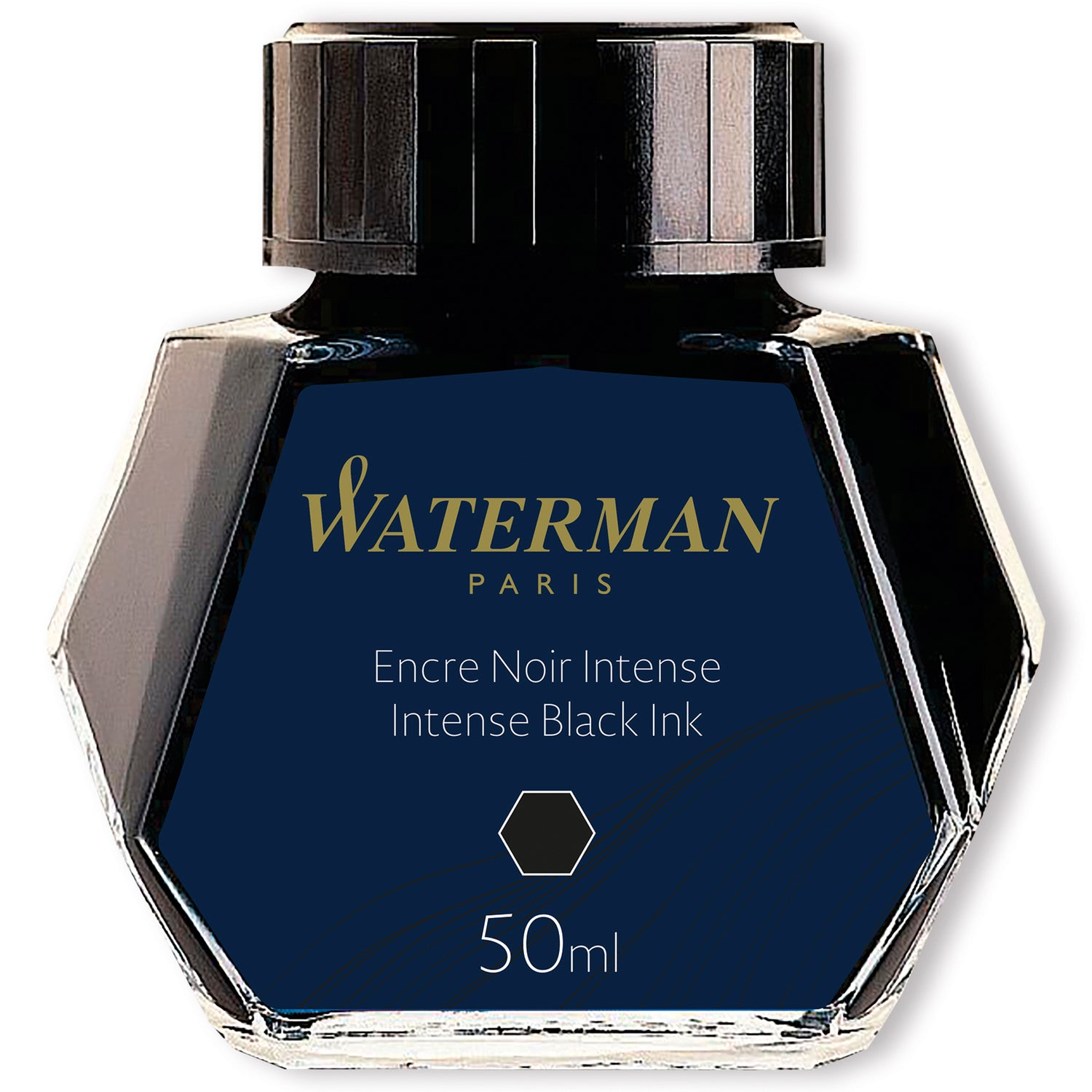 Waterman 50ml Fountain Pen Ink - Intense Black