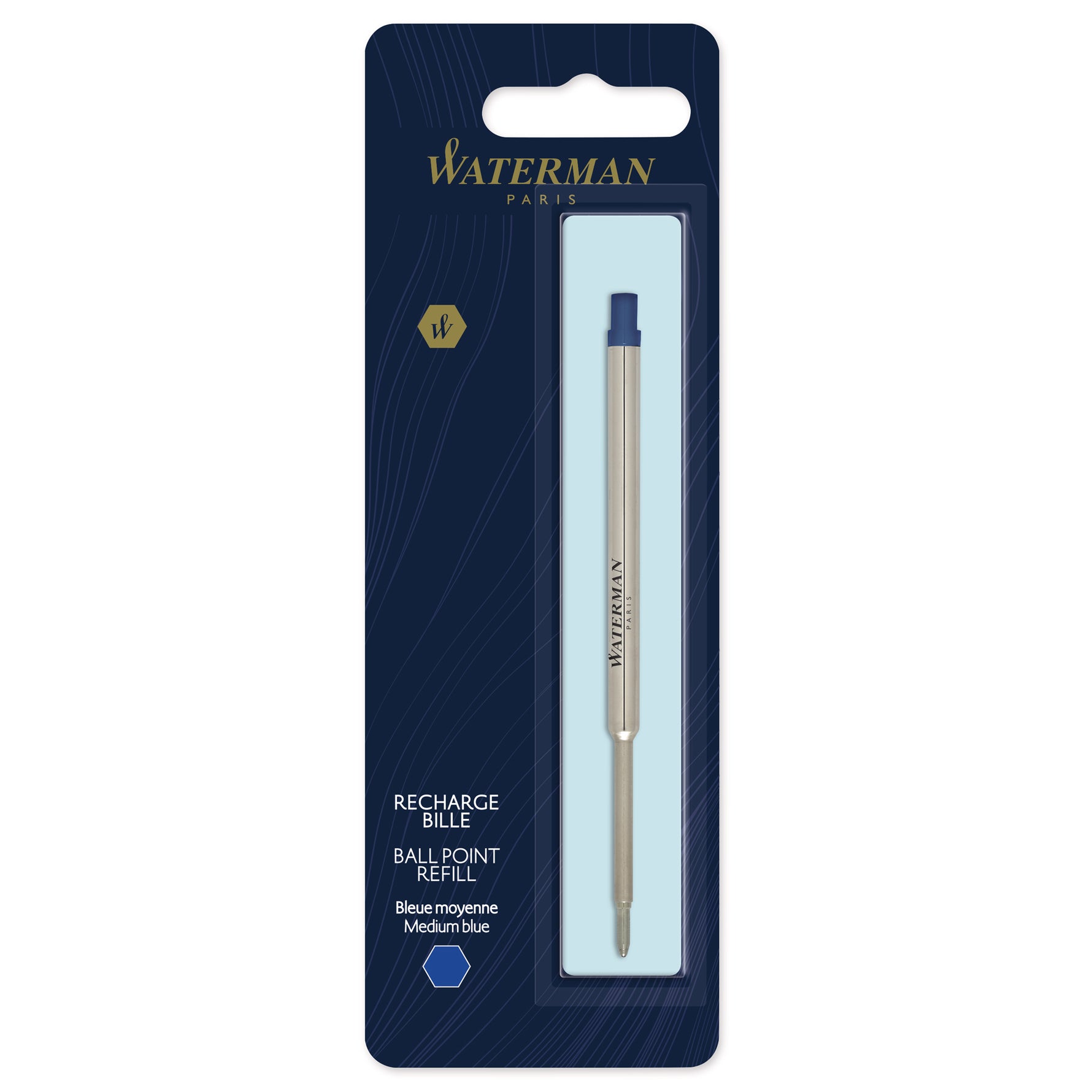 Waterman Ballpoint Medium Refill Blue
