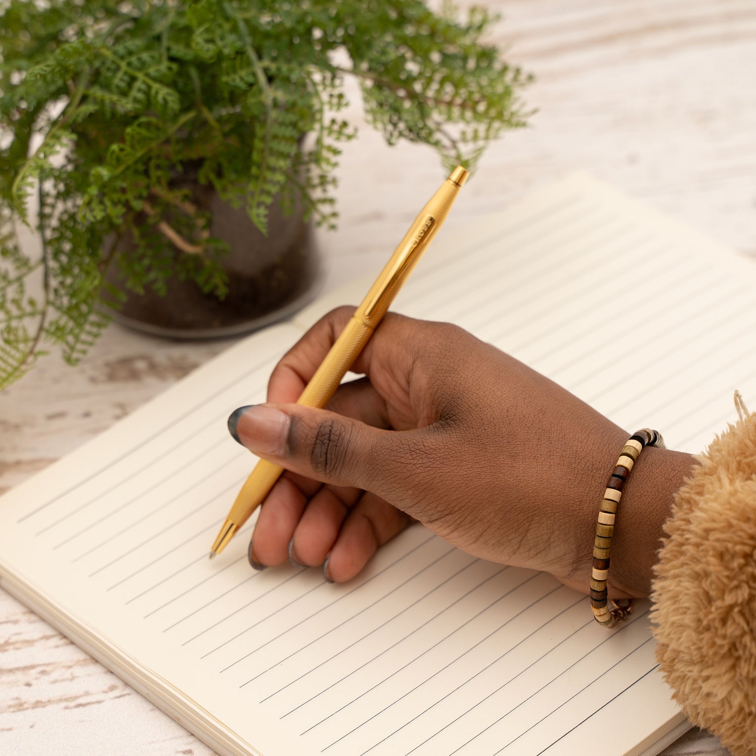 Cross Classic Century 23KT Gold-plated Diamond Pattern with 23KT Gold Trim Ballpoint Pen