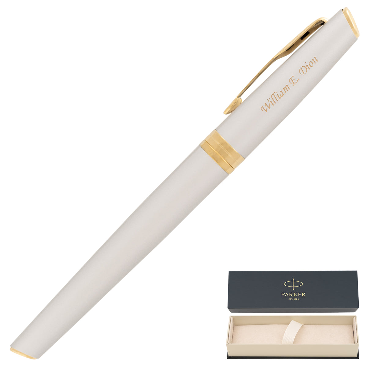 Parker Meridian Rollerball - Chrome with Gold Trim