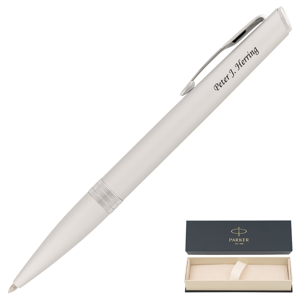 Parker Meridian Ballpoint - Chrome with Chrome Trim